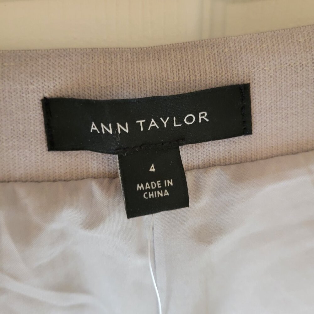 ANN TAYLOR SILVER SEQUIN WIDE LEG PANTS NWT - Picture 12 of 13